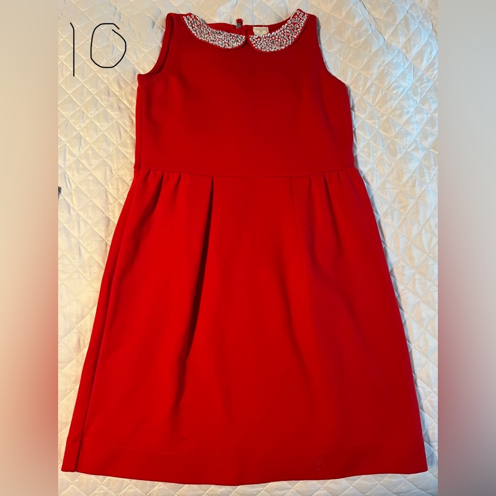 Jcrew girls holiday dress